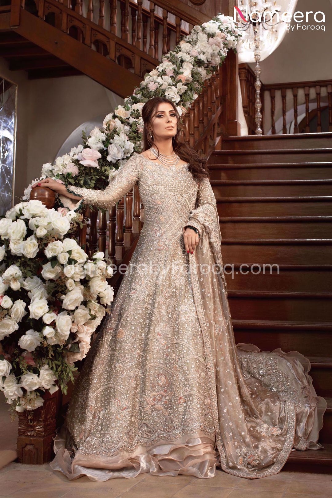 silver maxi dress pakistani Silver Pakistani Dress