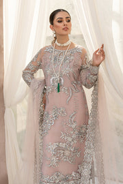 Elegant Tea Pink Kameez Trouser Dupatta Pakistani Eid Dress