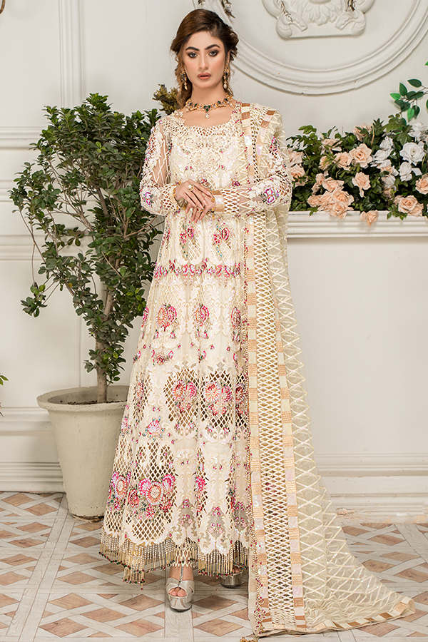 Elegant White Lehenga Choli for Wedding Party Latest