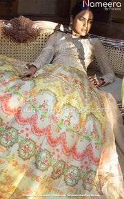 Elegant White Lehenga Choli for Wedding Party