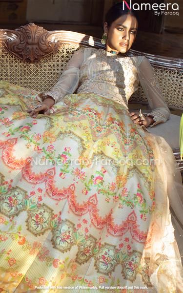 Elegant White Lehenga Choli for Wedding Party