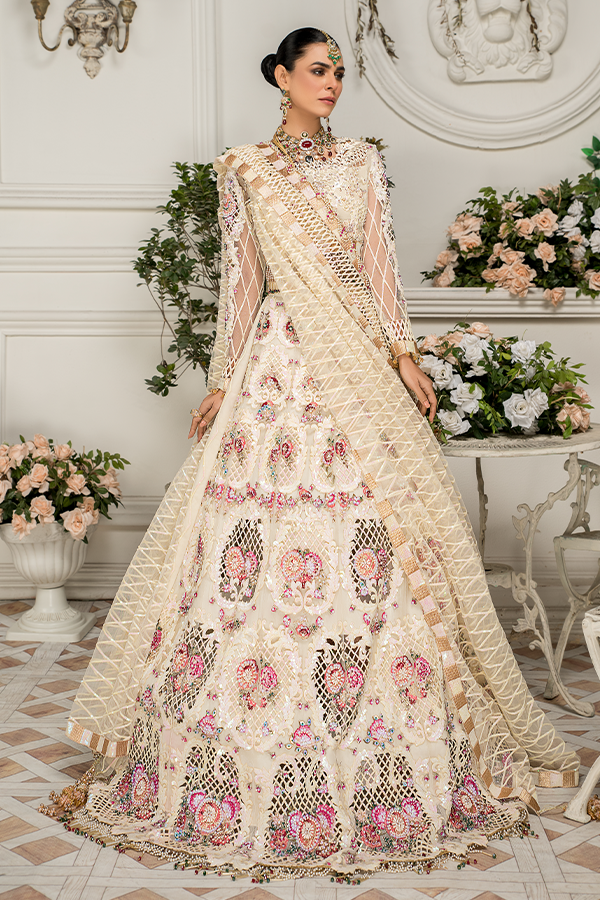 Elegant White Lehenga Choli for Wedding Party
