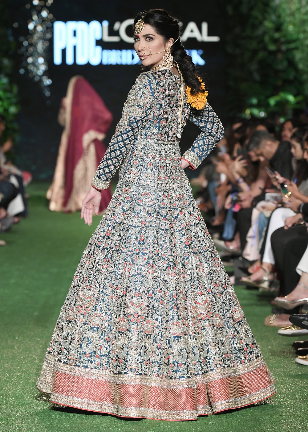 Elegant Indian Bridal Maxi for Wedding Backside