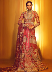 Elegant Pakistani Bridal Heavy Gharara for Wedding