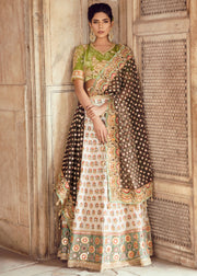 Elegant Pakistani Lehnga Shirt for Asian Bride Front Look