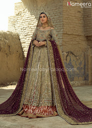 Embellished Bridal Gown Lehenga Pakistani Dress