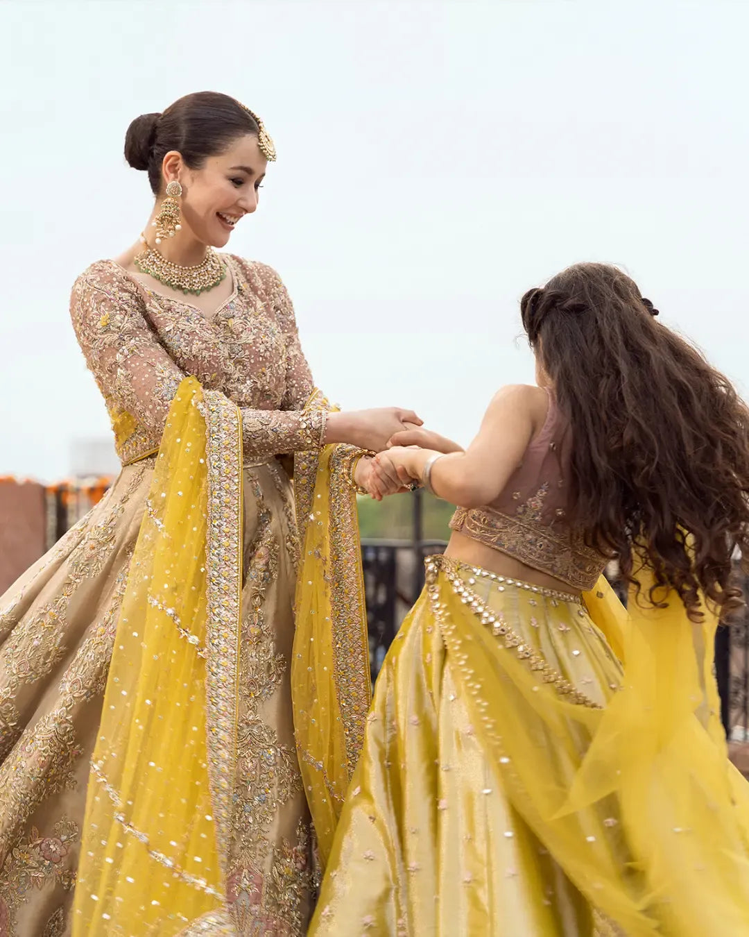 Elegant Embellished Pakistani Bridal Lehenga Choli