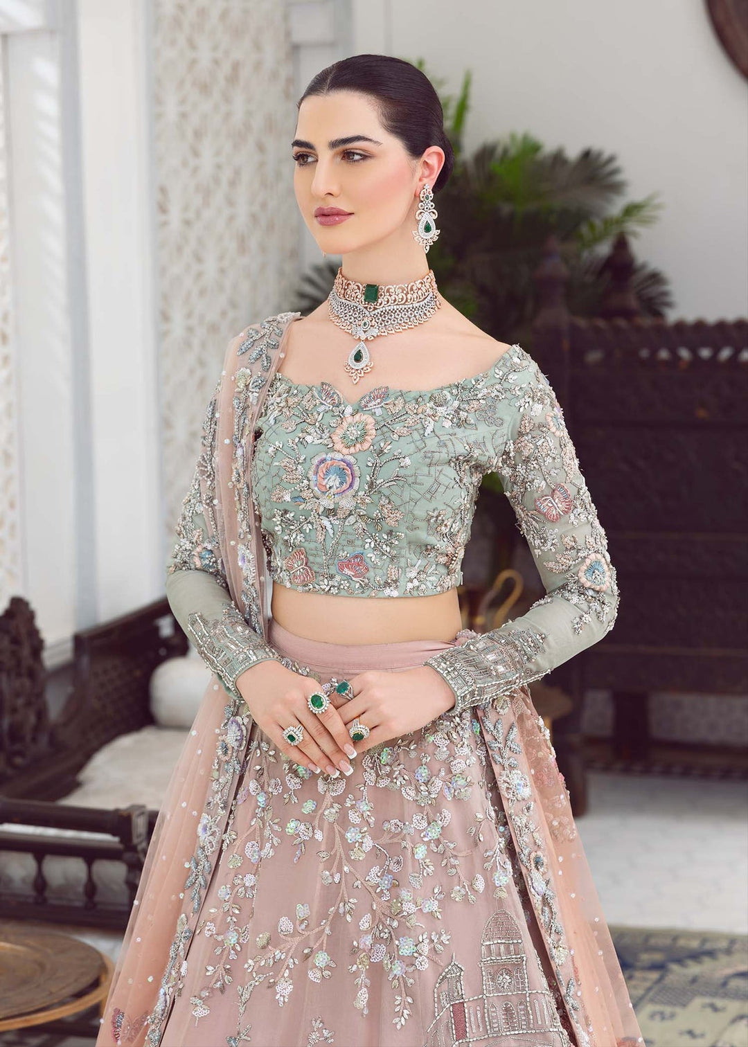 Stunning Pakistani Bridal Lehenga Choli for Weddings