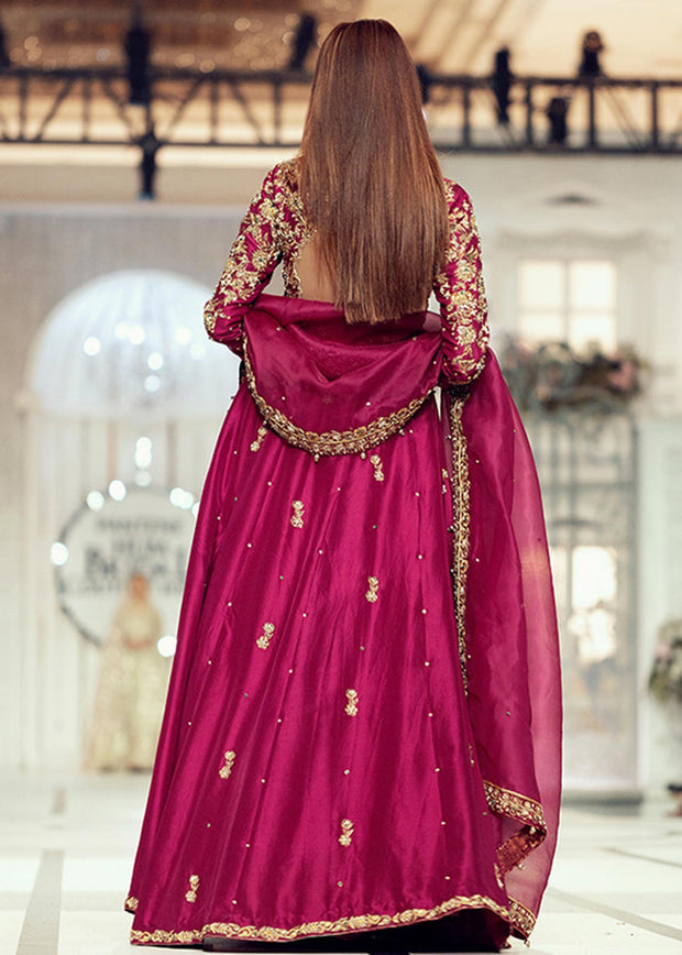 Embellished Designer Red Bridal Shadi Dress