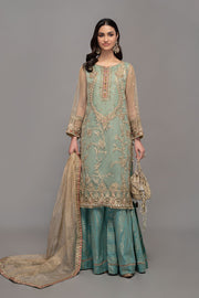 Embellished Ferozi Salwar Kameez Pakistani Party Dresses