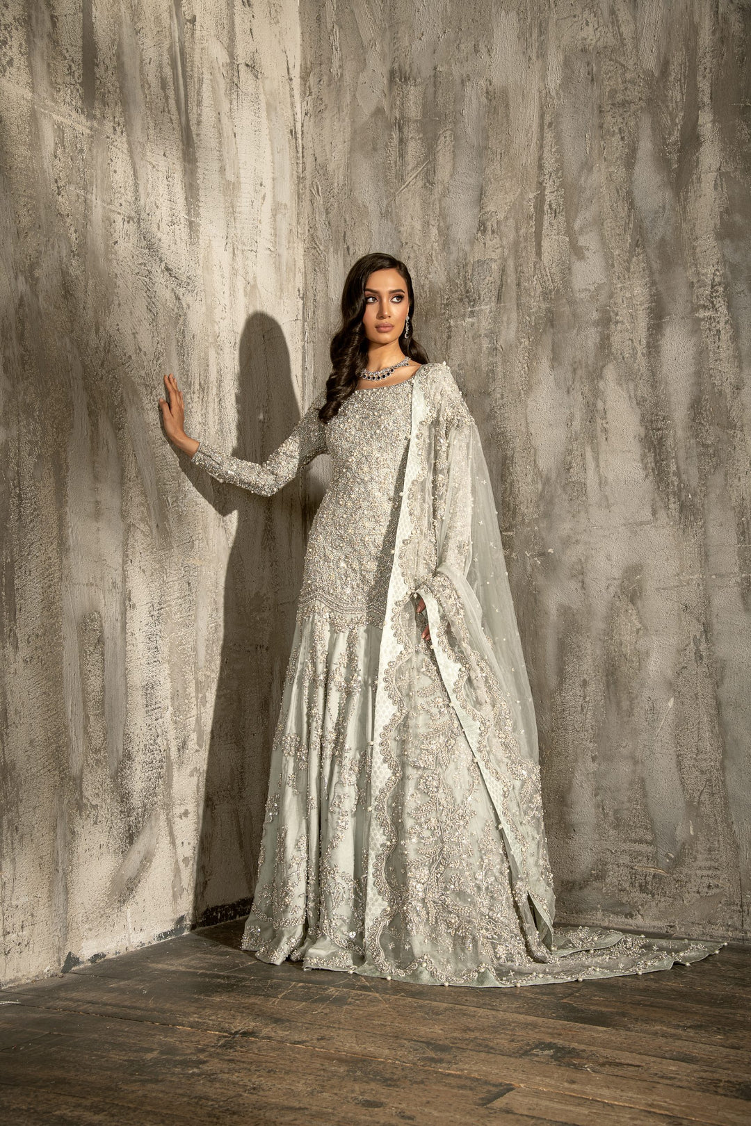 Embellished Frock Lehenga Designs Bridal Dress 2022