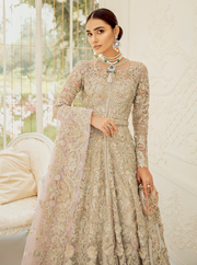 Embellished Gold Lehenga Bridal Gown for Wedding Wear2022