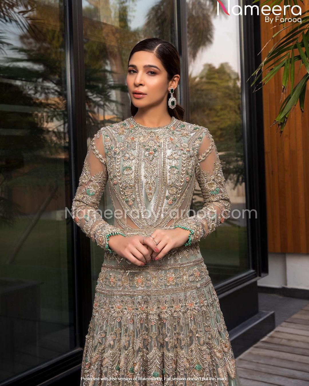 Embellished Gown Wedding Dresses in Pakistan 2021
