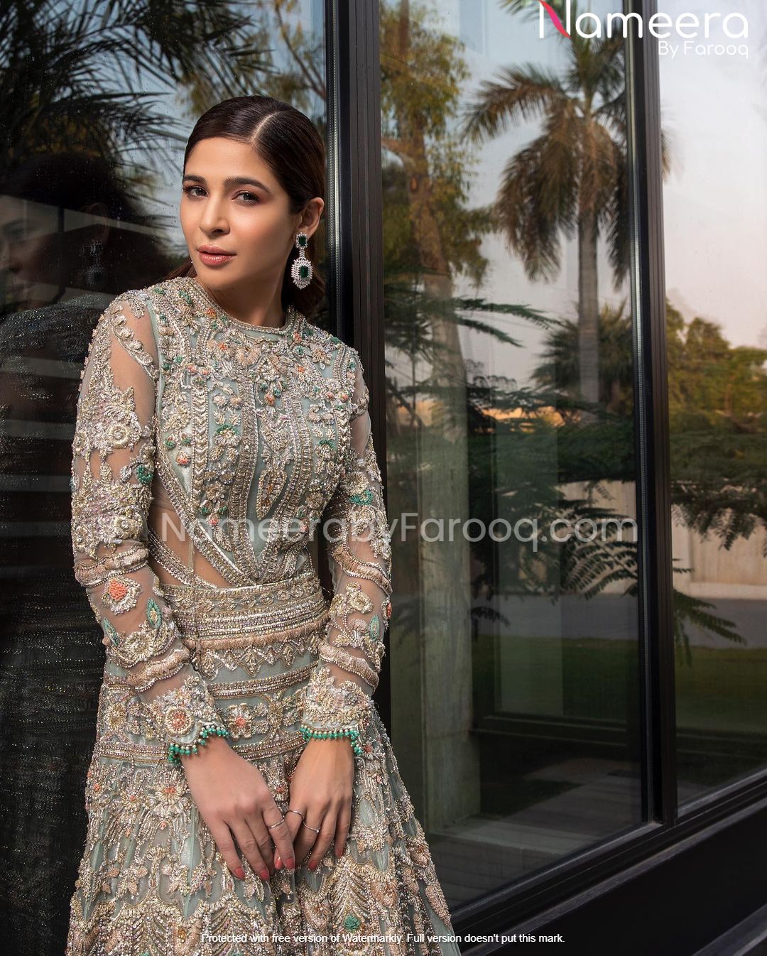 Embellished Gown Wedding Dresses in Pakistan Online