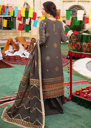 Embellished Grey Kameez Salwar Pakistani Party Wear 2023