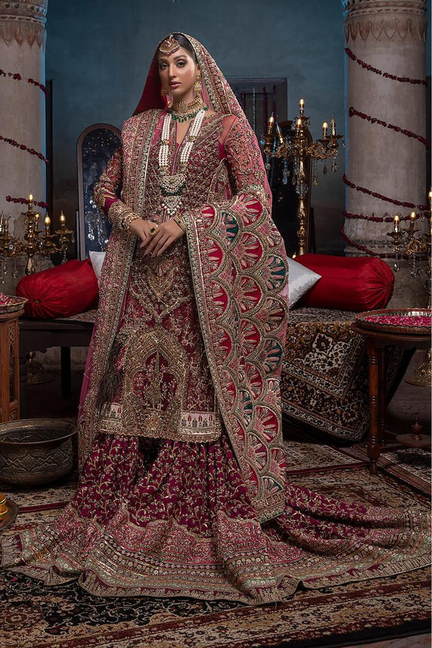 Mayyur Girotra Hot Pink Lehenga Set | The Grand Trunk