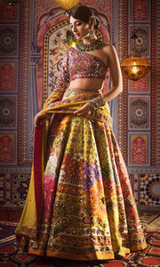 Embellished Indian Bridal Mirror Lehenga Choli