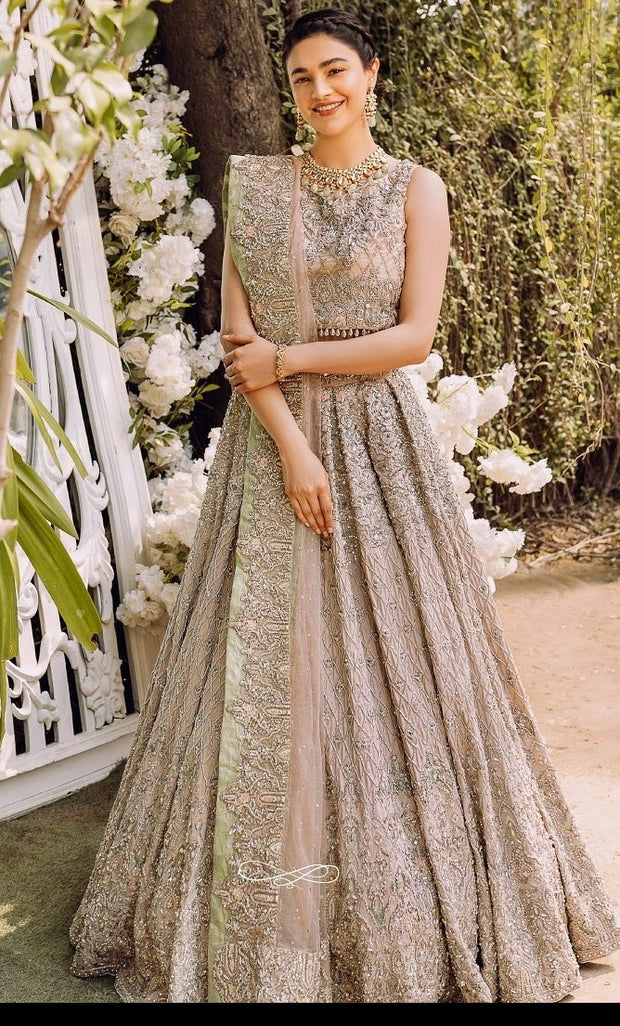 Embellished Lehenga Choli Design for Indian Bridal Wear Nameera by Farooq Embellished Lehenga Choli Design for Indian Bridal Wear Nameera by Farooq