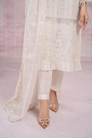 Embellished Maria B White Kameez Salwar Suit