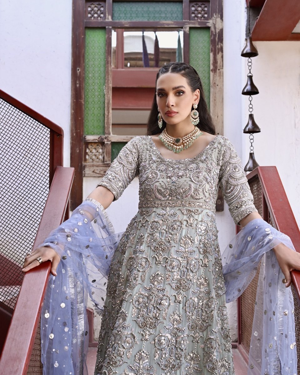 Exquisite Pakistani Bridal Frock & Lehenga for Brides