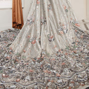 Embellished Pakistani Bridal Gown Dupatta Dress