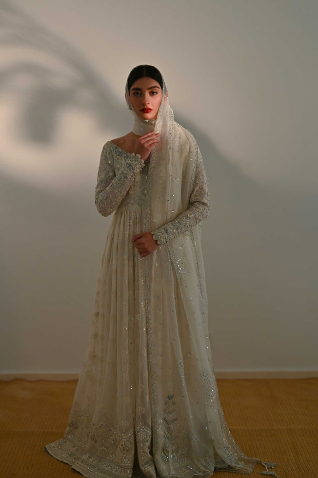 Embellished Pakistani Silk Dress