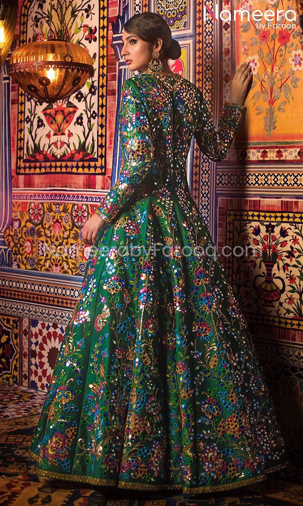 Embellished Pakistani Wedding Dress