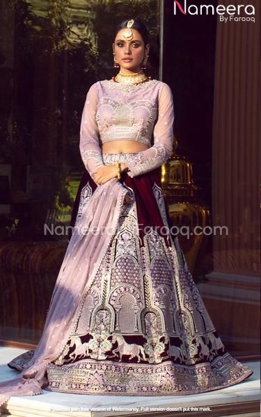 Embellished Pakistani Wedding Lehenga Choli