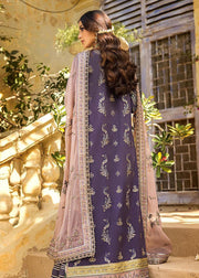 Embellished Purple Kameez Salwar Pakistani Party Wear 2023