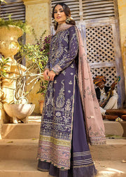 Embellished Purple Kameez Salwar Pakistani Party Wear