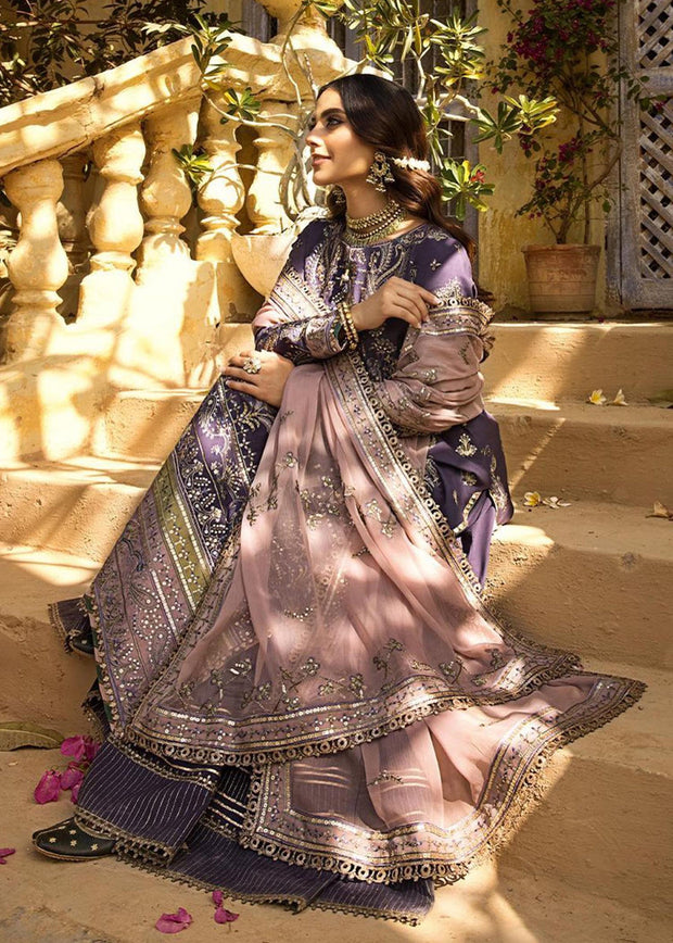 Embellished Purple Kameez