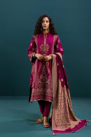 Embellished Purple Salwar Kameez Pakistani Eid Dresses