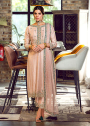 Embellished Raw Silk Suits Online for Pakistani Party Wear