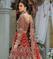 Embellished Red Choli Lehenga 2023