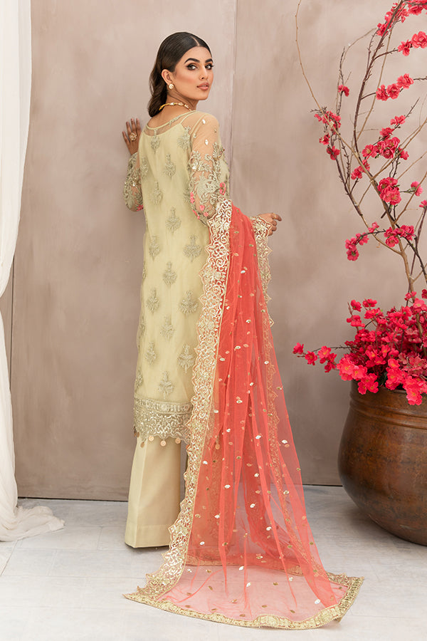 Embellished Salwar Kameez and Dupatta Pakistani Eid Dress