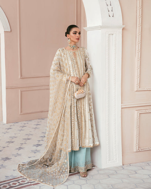 Embellished Sharara Kameez Pakistani Wedding Dress Online