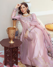 Embellished Silk Pishwas Design Dress for Party Wear 2022