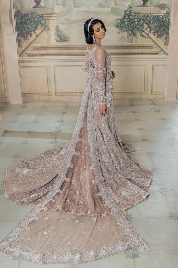 Silver Grey Mermaid Lehenga for Bridal Wear 2022
