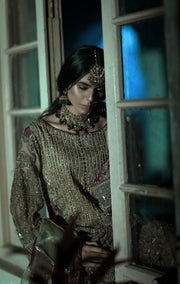 Embellished Skin Salwar Kameez Pakistani Wedding Dress