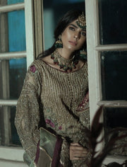 Embellished Skin Salwar Kameez Pakistani Wedding Dresses 2023