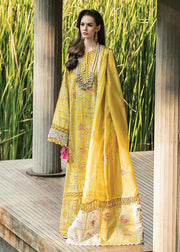 Embellished Yellow Colored Lawn Pakistani Eid Dress