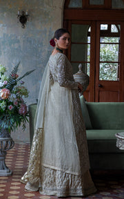 Embriodered Designer Off White Bridal Lehenga 2022