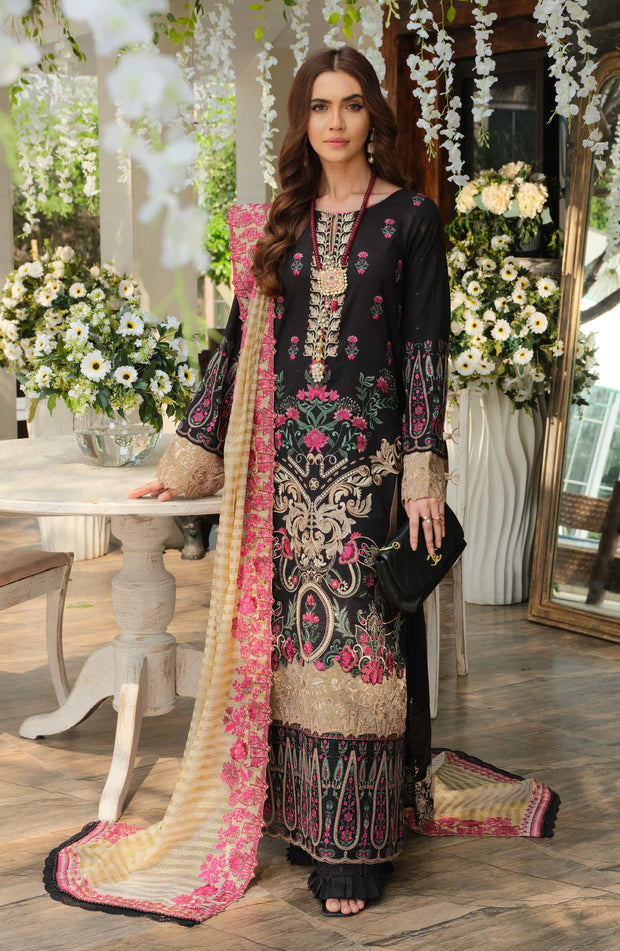 Embroidered Black Salwar Kameez Pakistani Eid Dress