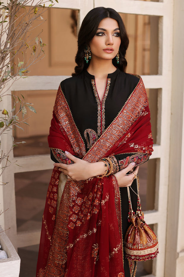 Embroidered Black Salwar Kameez Pakistani Wedding Dresses 2023