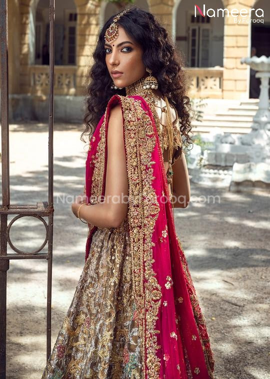 Embroidered Bridal Lehenga Choli