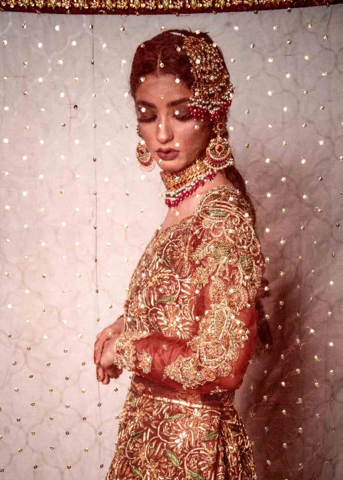 Embroidered Bridal Lehengas with Choli in Red 2022