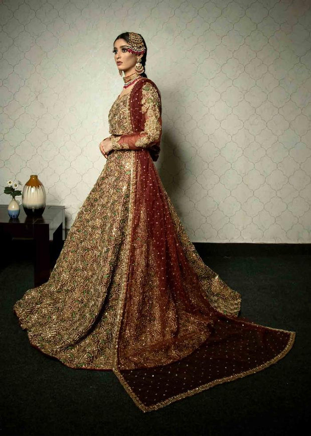 Embroidered Bridal Lehengas with Choli in Red 