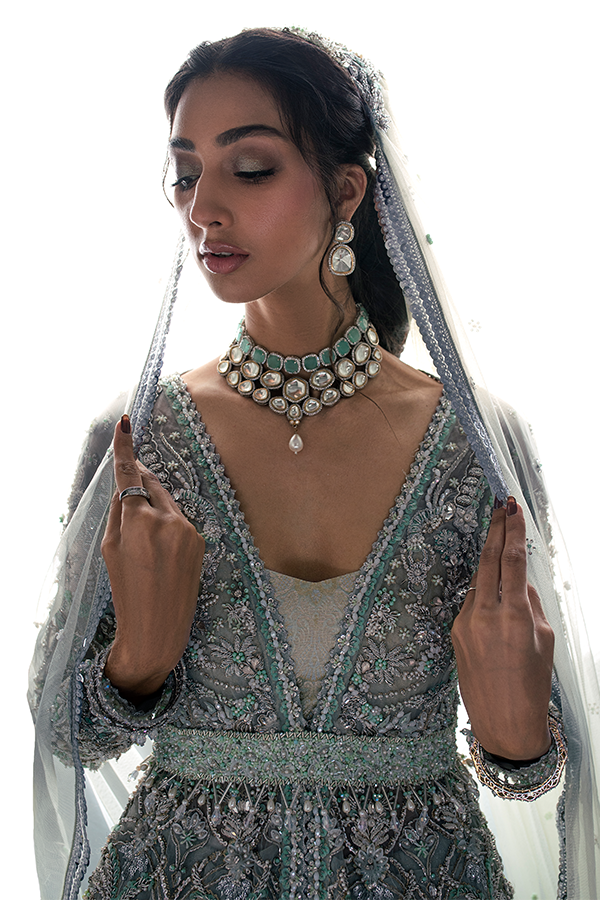 Stunning Embroidered Pakistani Bridal Lehenga for Weddings