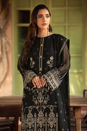 Embroidered Chiffon Dress