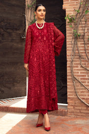 Embroidered Chiffon Dress